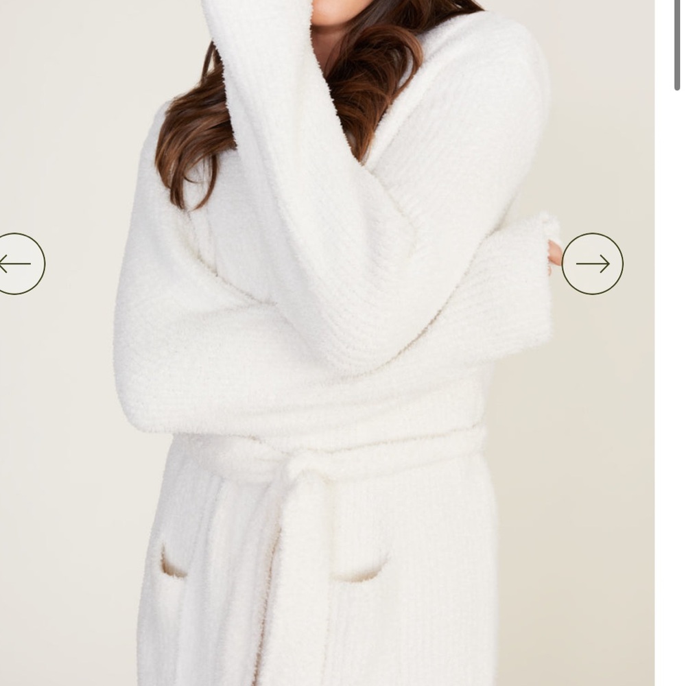 Barefoot Dreams CozyChic Ribbed Hooded Robe